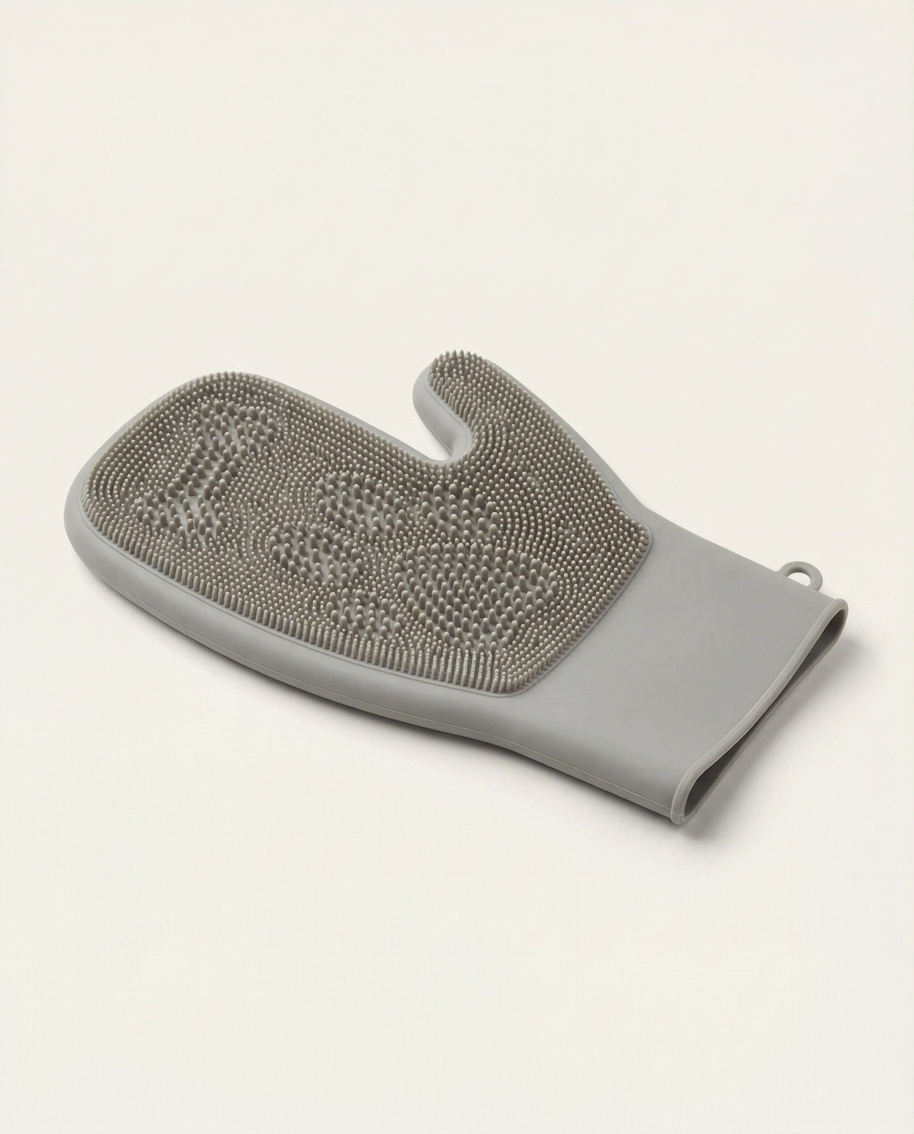 LickMitt® Dual-Sided Calming & Grooming Mitt | Gray