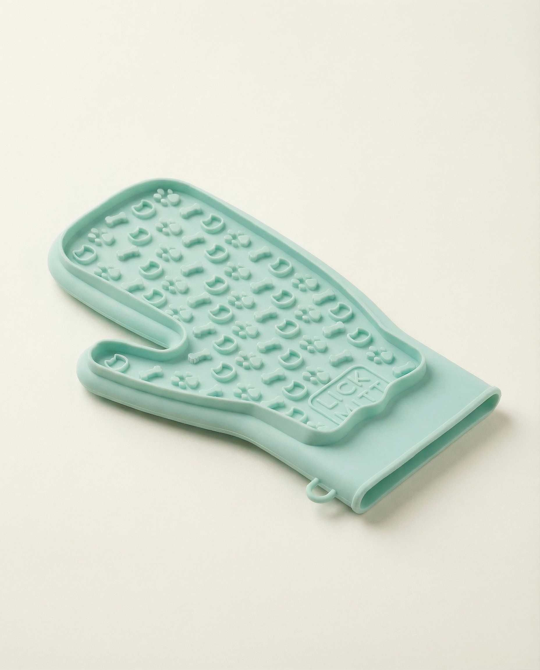 LickMitt® Dual-Sided Calming & Grooming Mitt | Green