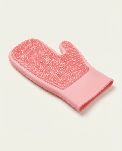 LickMitt® Dual-Sided Calming & Grooming Mitt | Pink