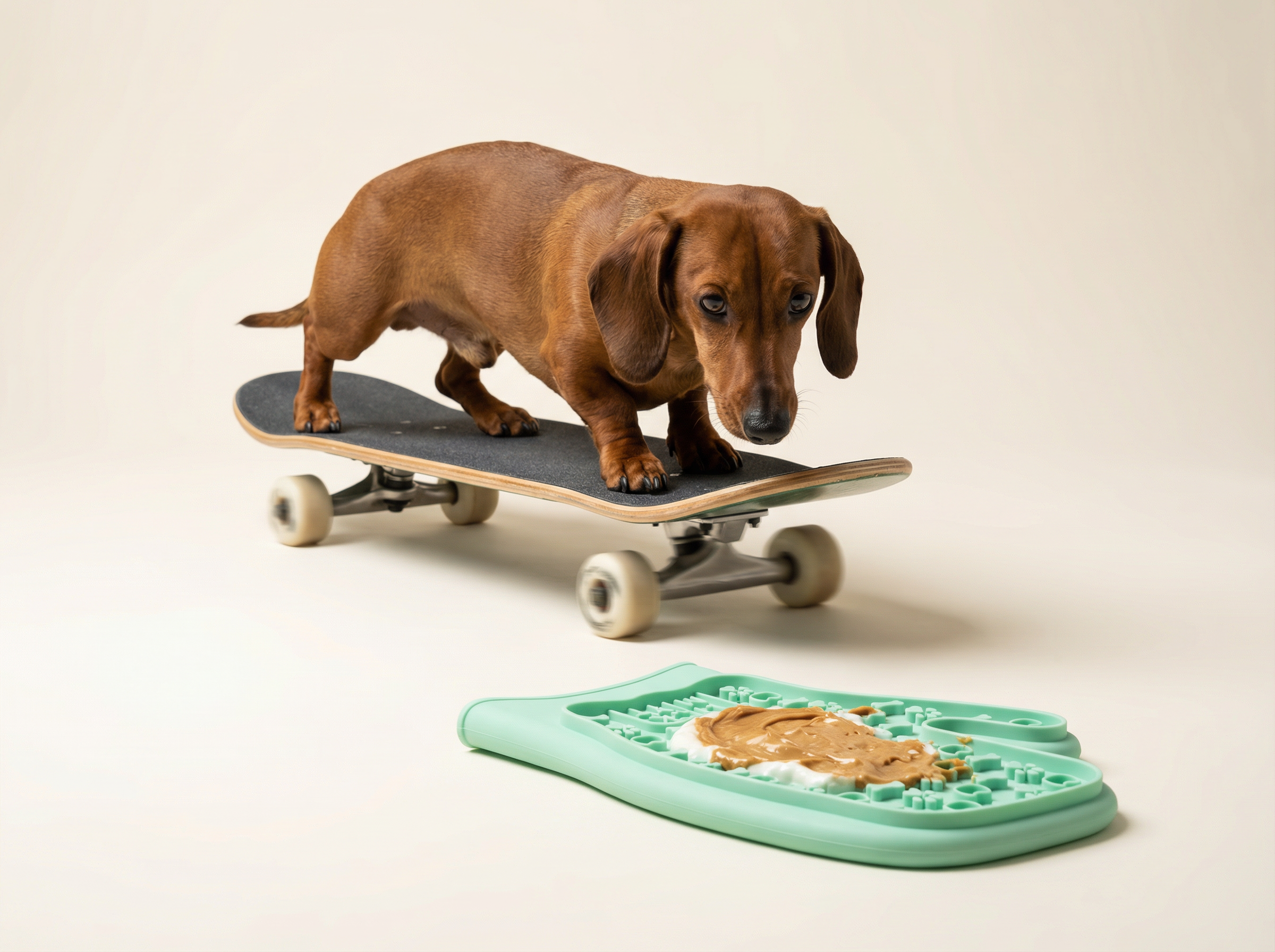 LickMitt® Dual-Sided Calming & Grooming Mitt | Green